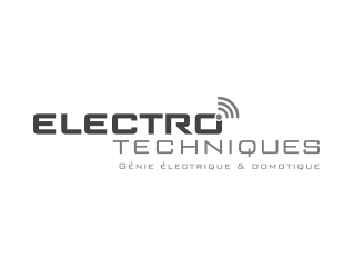 Création du logo de l'entreprise Elecro-Techniques. Electriciens, domotique, informatique.