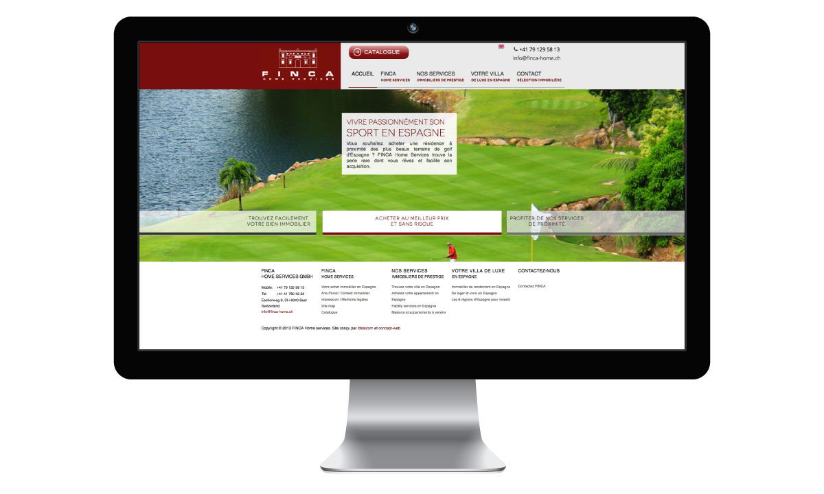 Développement d'un site internet pour l'immobilier