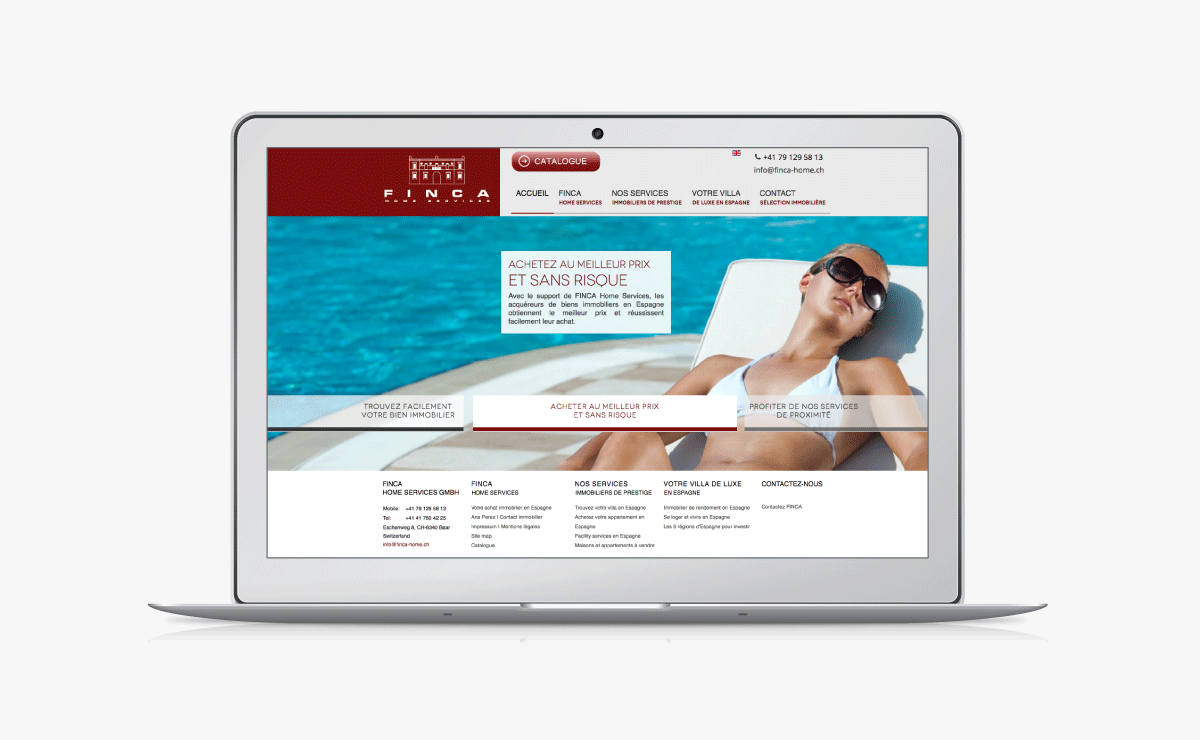 Création du site internet de Finca Home Services