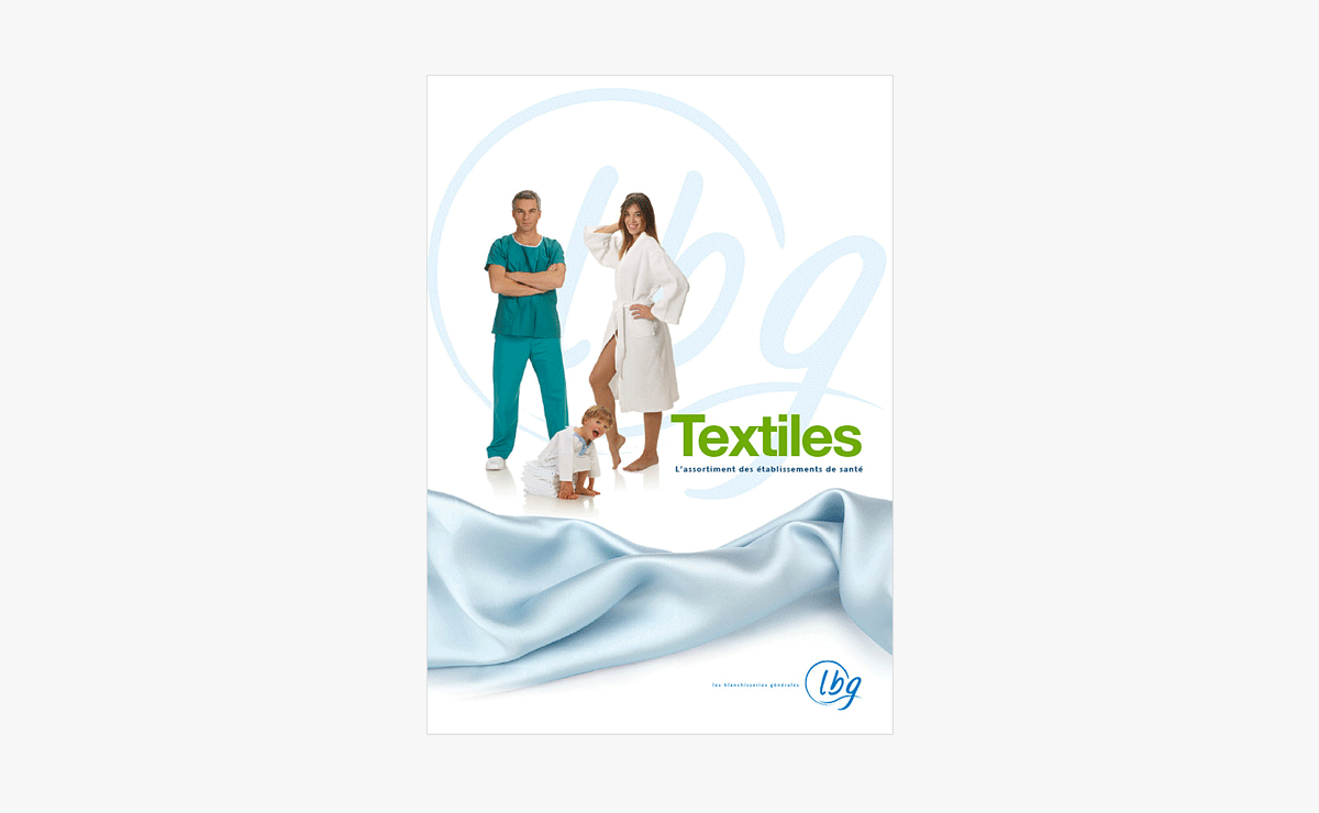Création d'une plaquette produit pour Lbg, médical, santé, hopital.