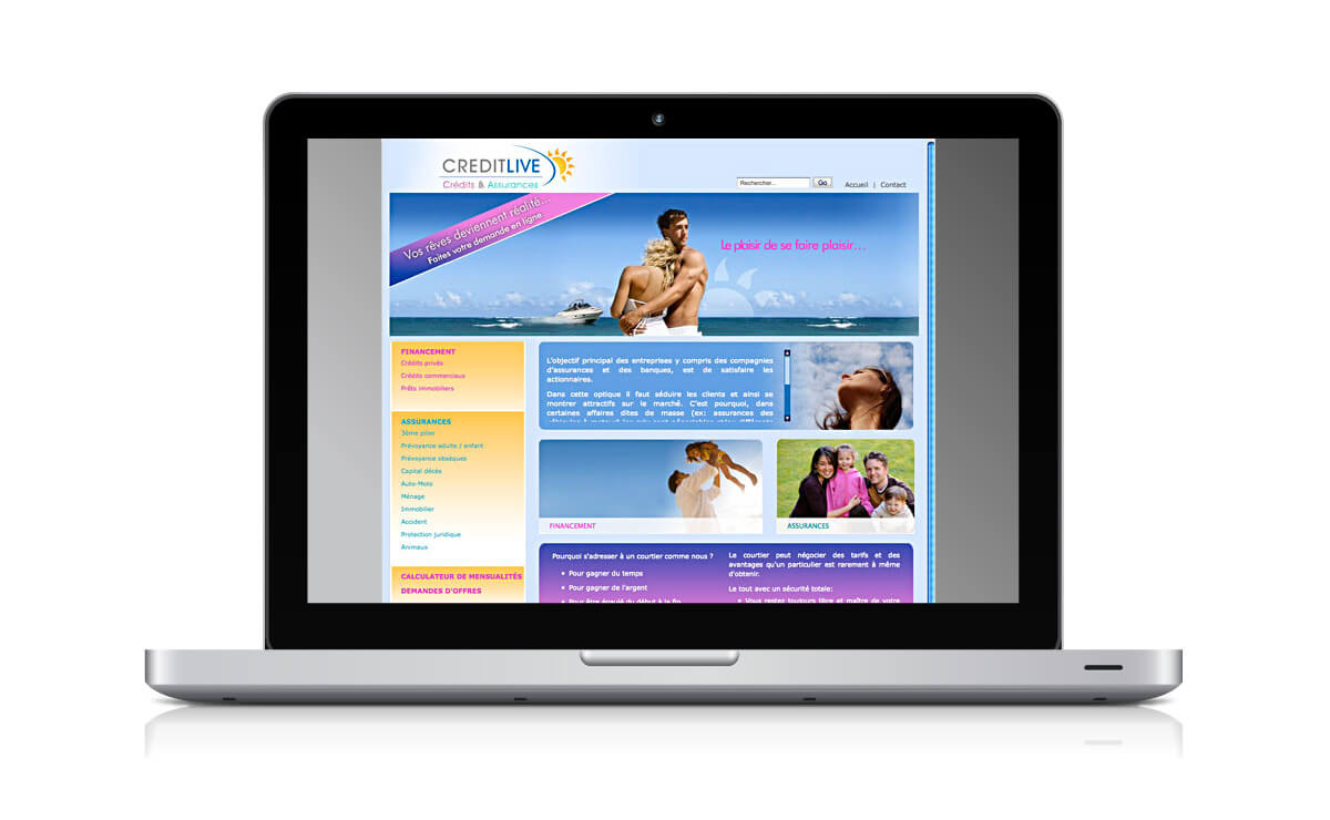 Rédaction du site internet de CreditLive