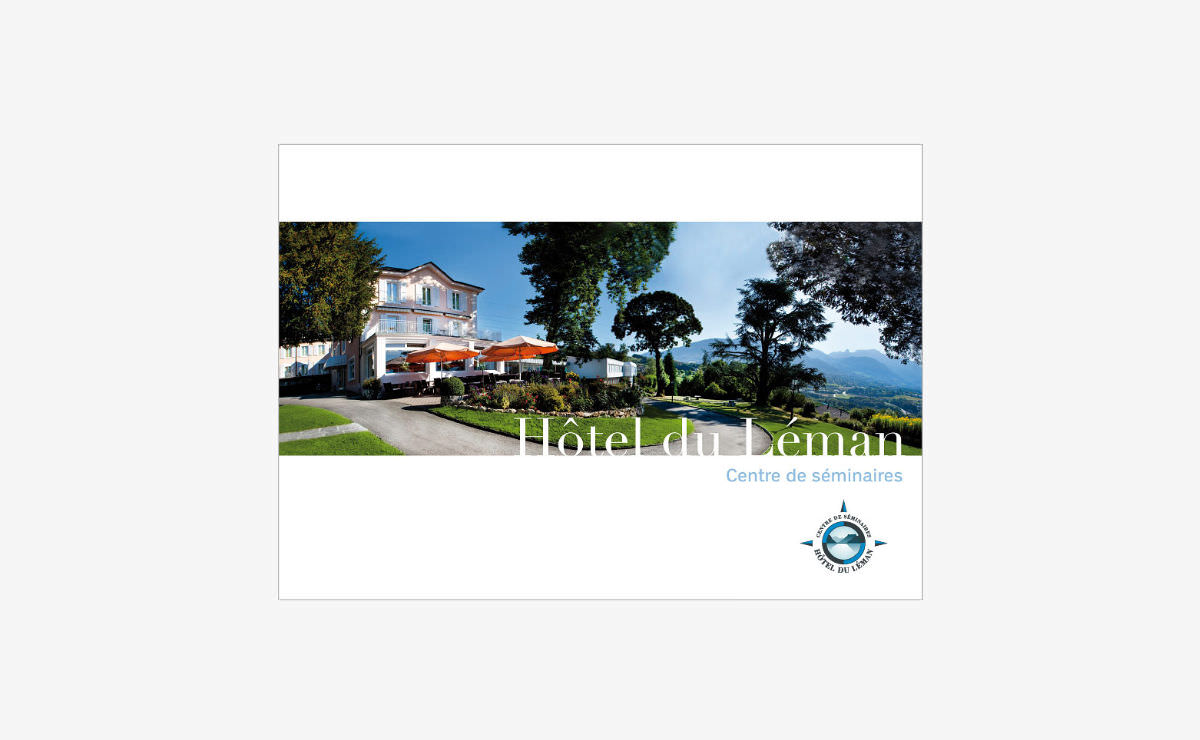 Plaquette d'entreprise de l'Hotel du Léman