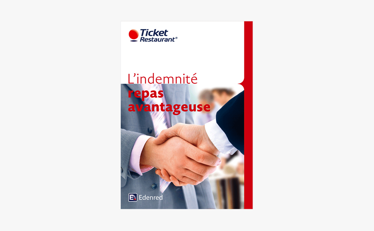 Création du dépliant de Ticket Restaurant (Edenred)