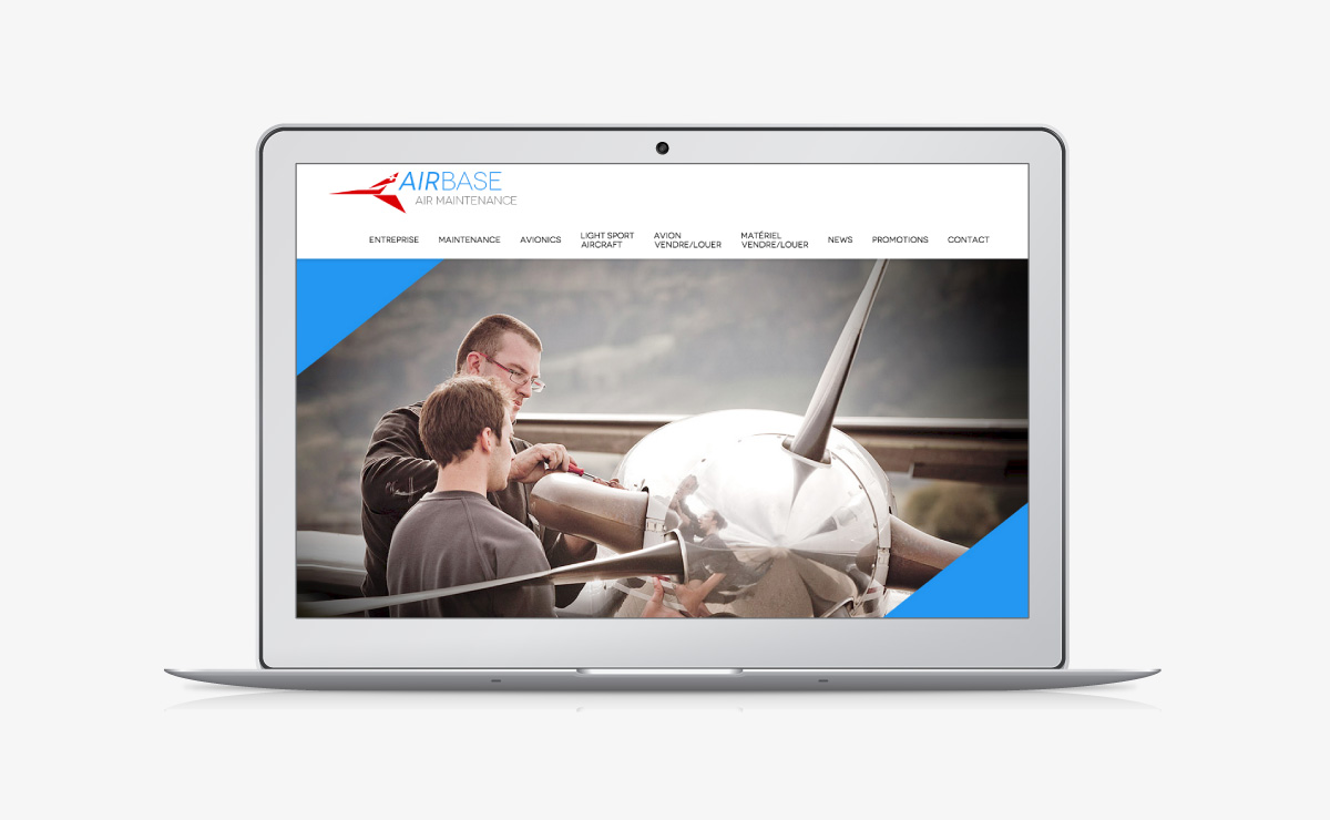 Création du site internet Wordpress d'Airbase à Lausanne (VD)