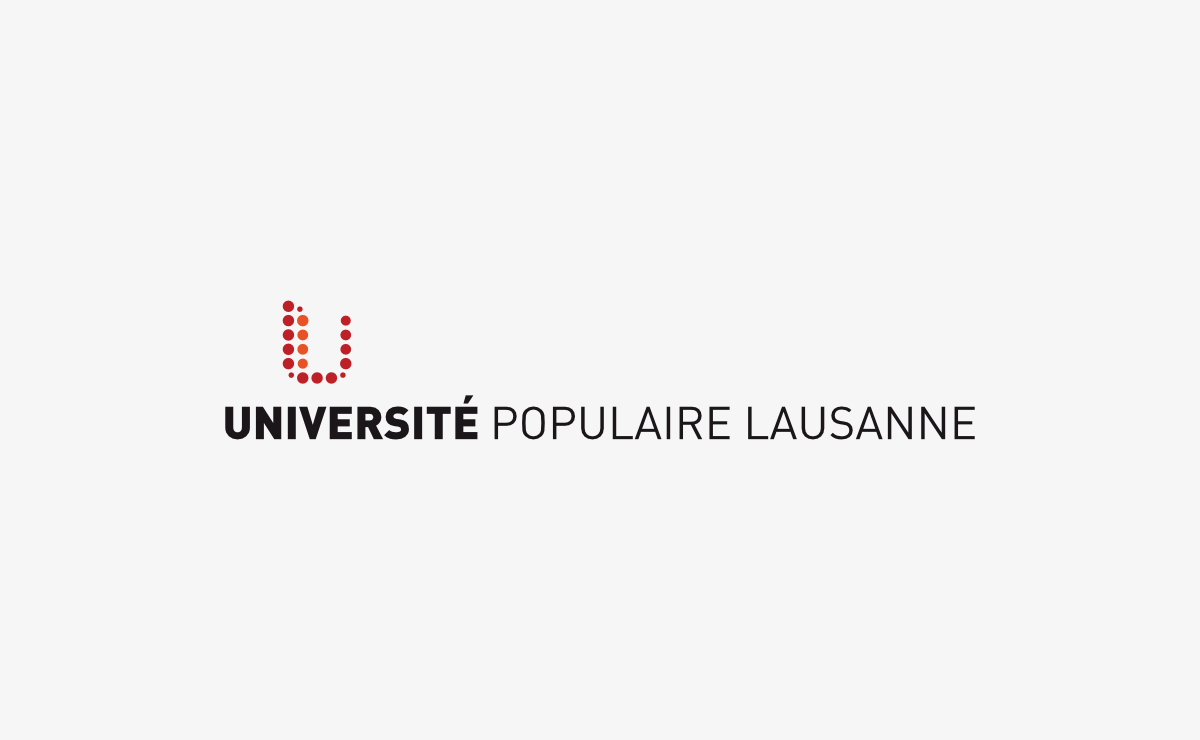 Création du logo et du corporate de L'université Populaire de Lausanne