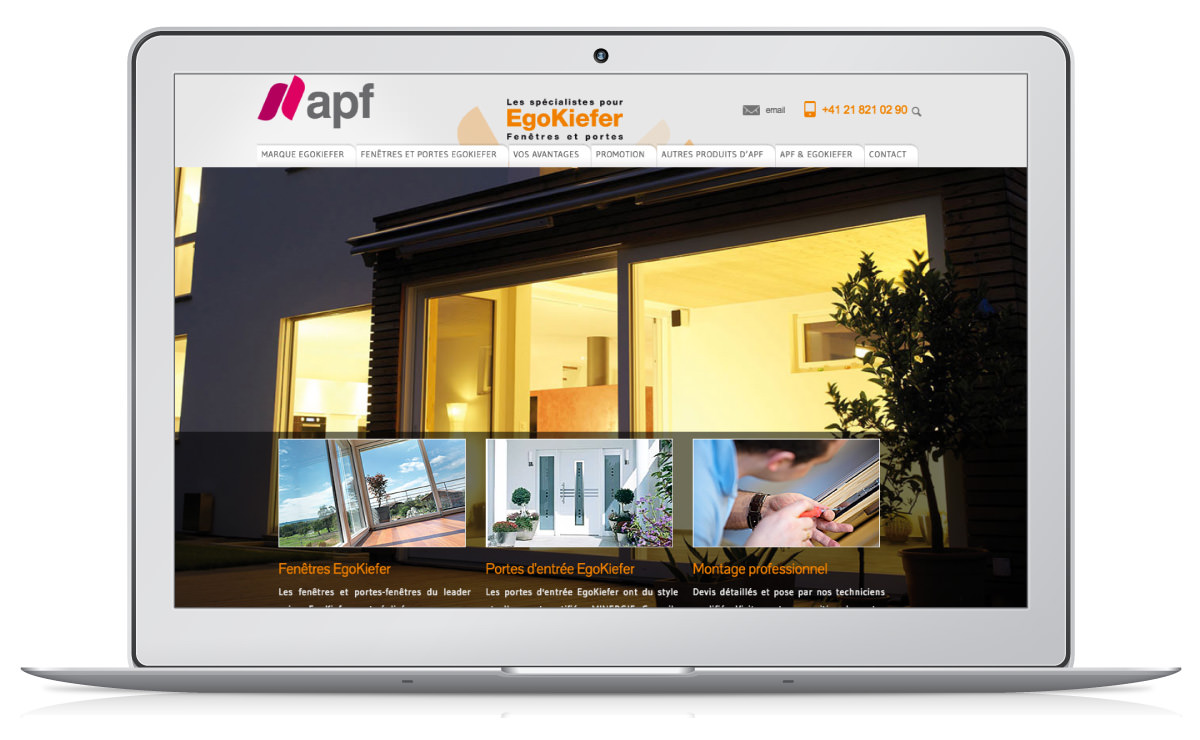 Réalisation site internet WordPress Egokiefer