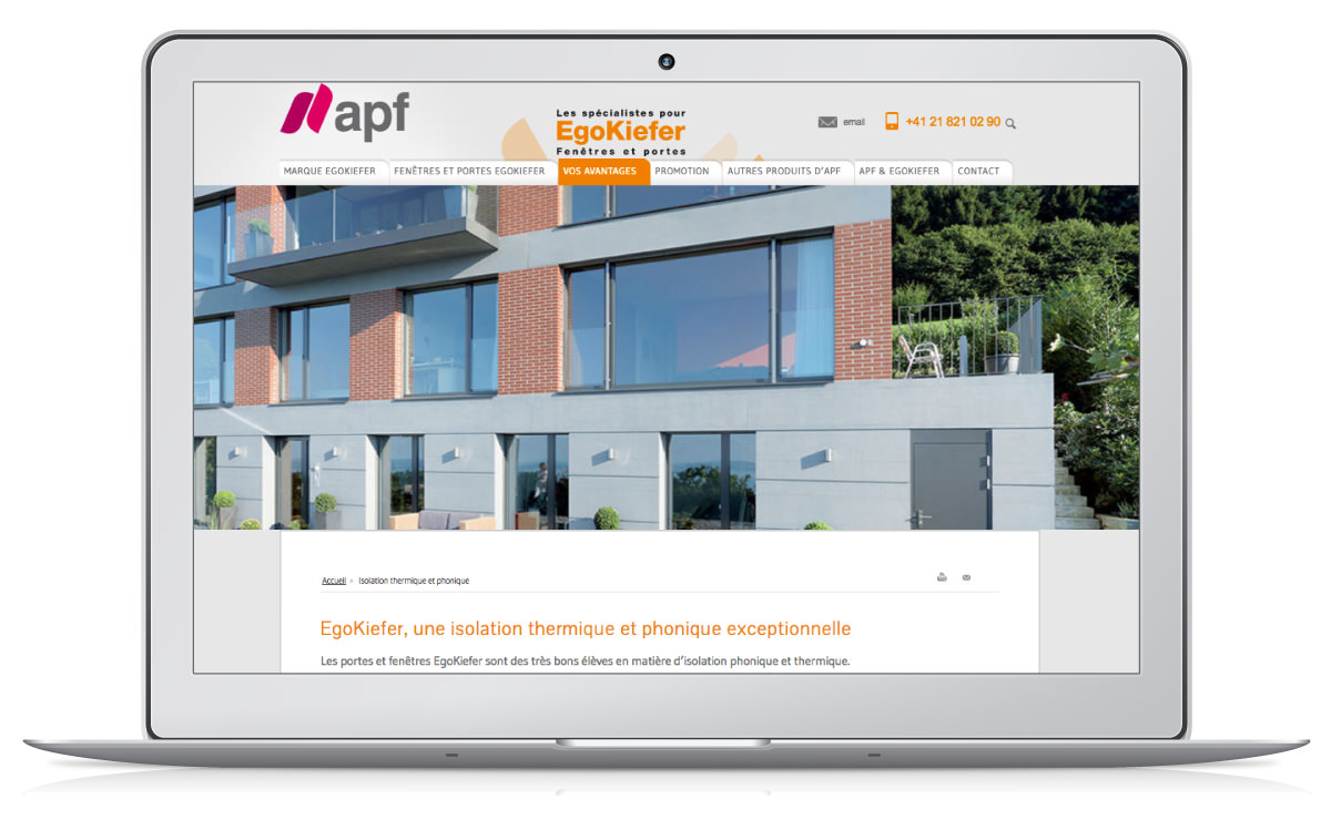 Réalisation site internet WordPress Egokiefer