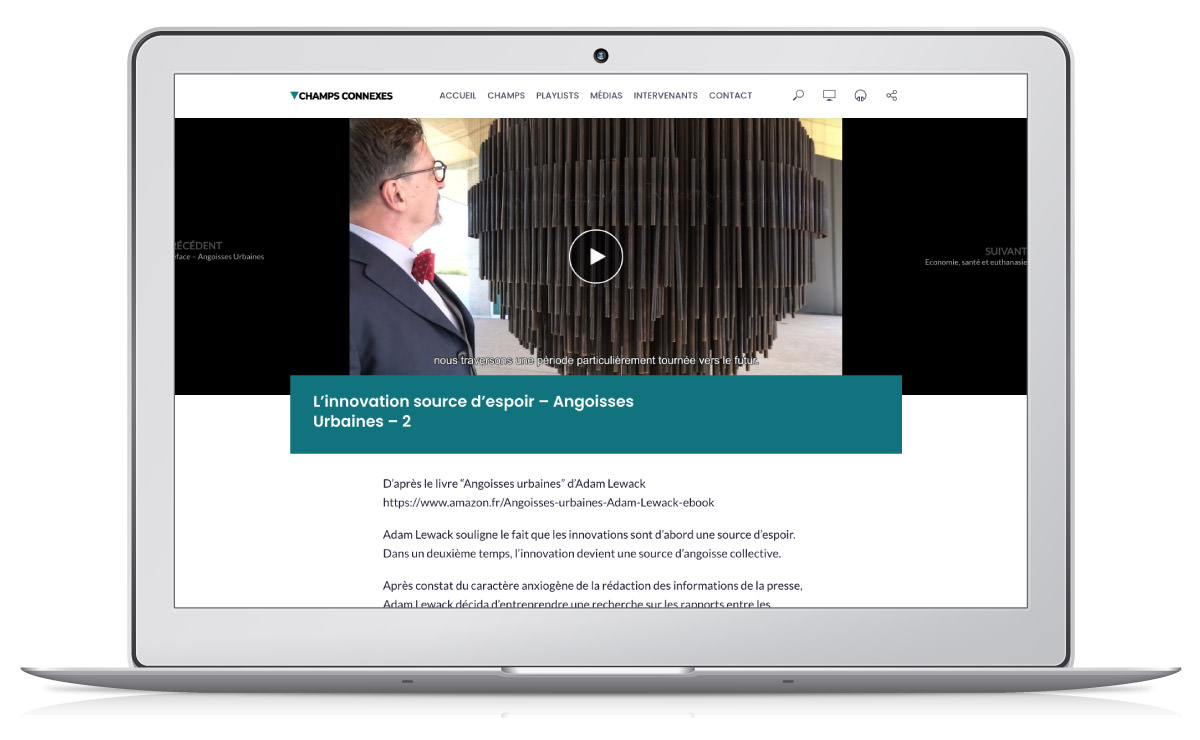 Création d'un blog vidéo pour psychiatre et la psychanalyse