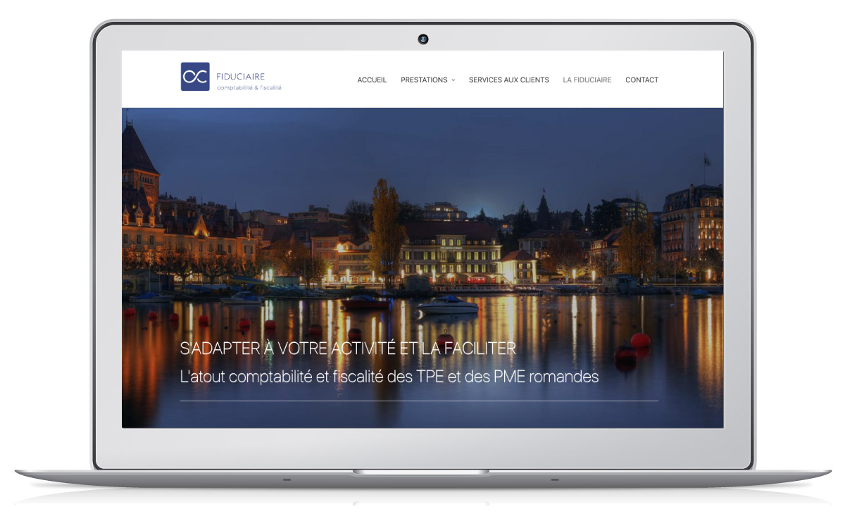 Agence publicité Google Lausanne : Création de la campagne Google Ads et du site internet