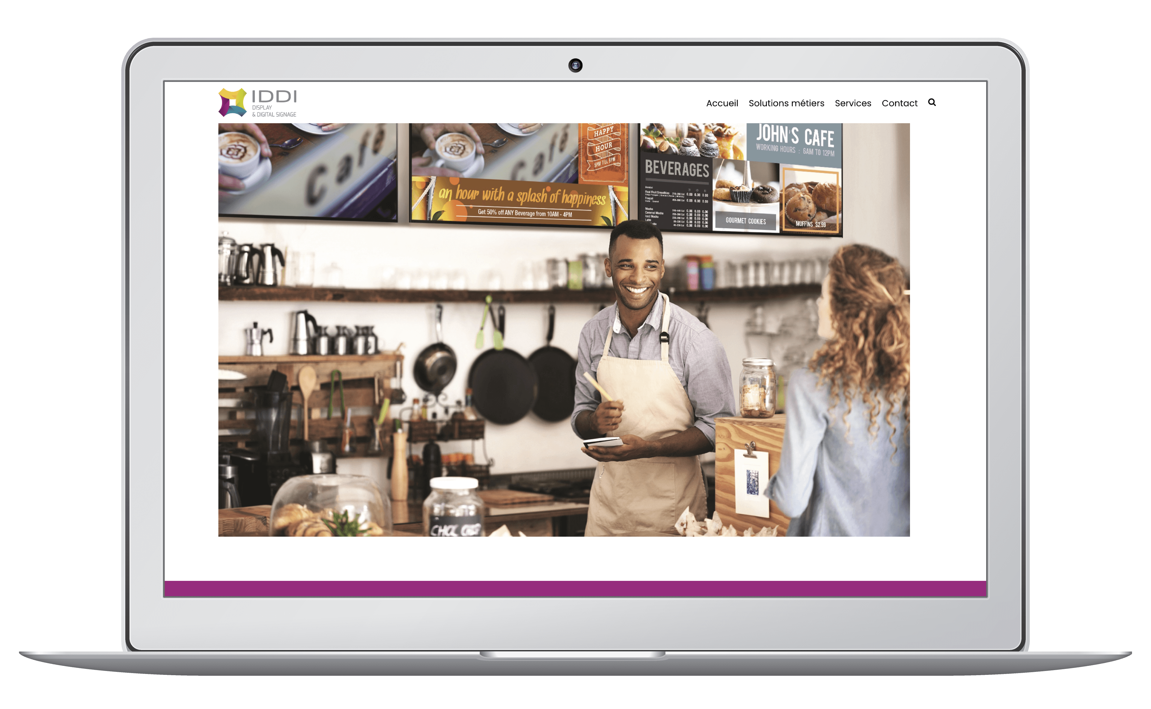 Création d'un site WordPress sur mesure pour une entreprise informatique de Suisse romande