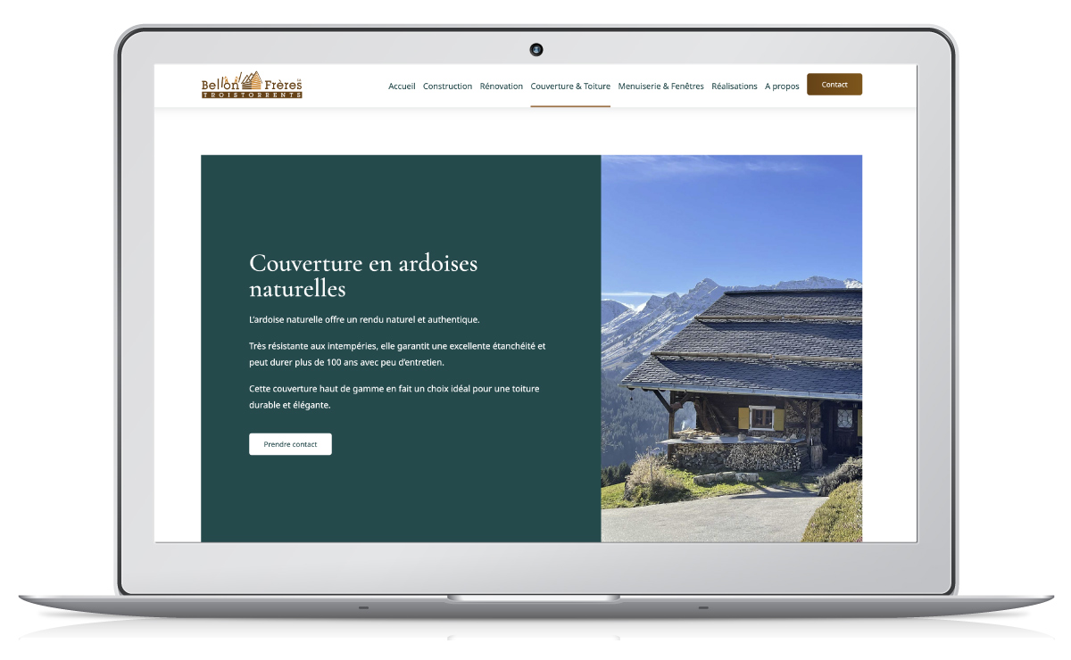Website couvreur