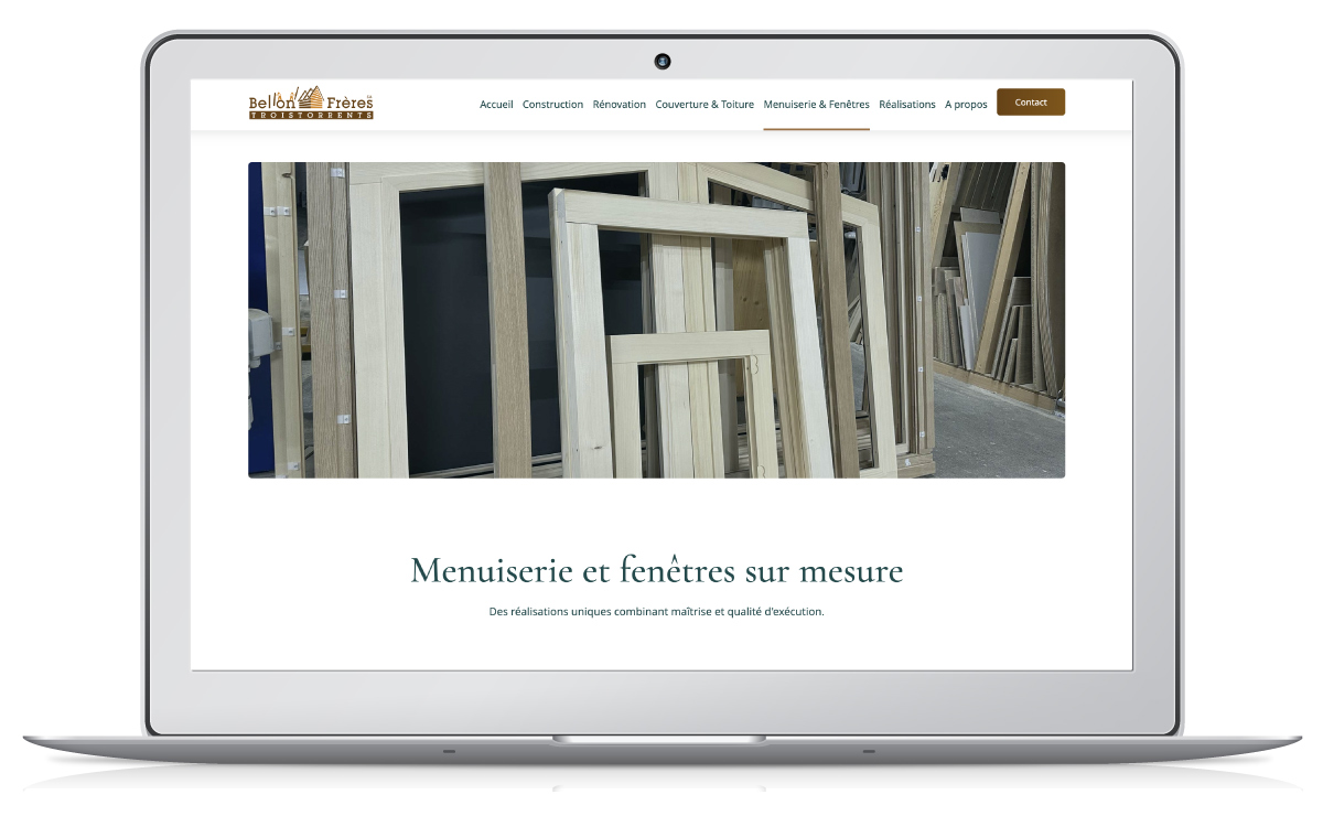 Website menuisier