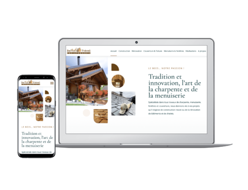 Création du website de la menuiserie Bellon Frères