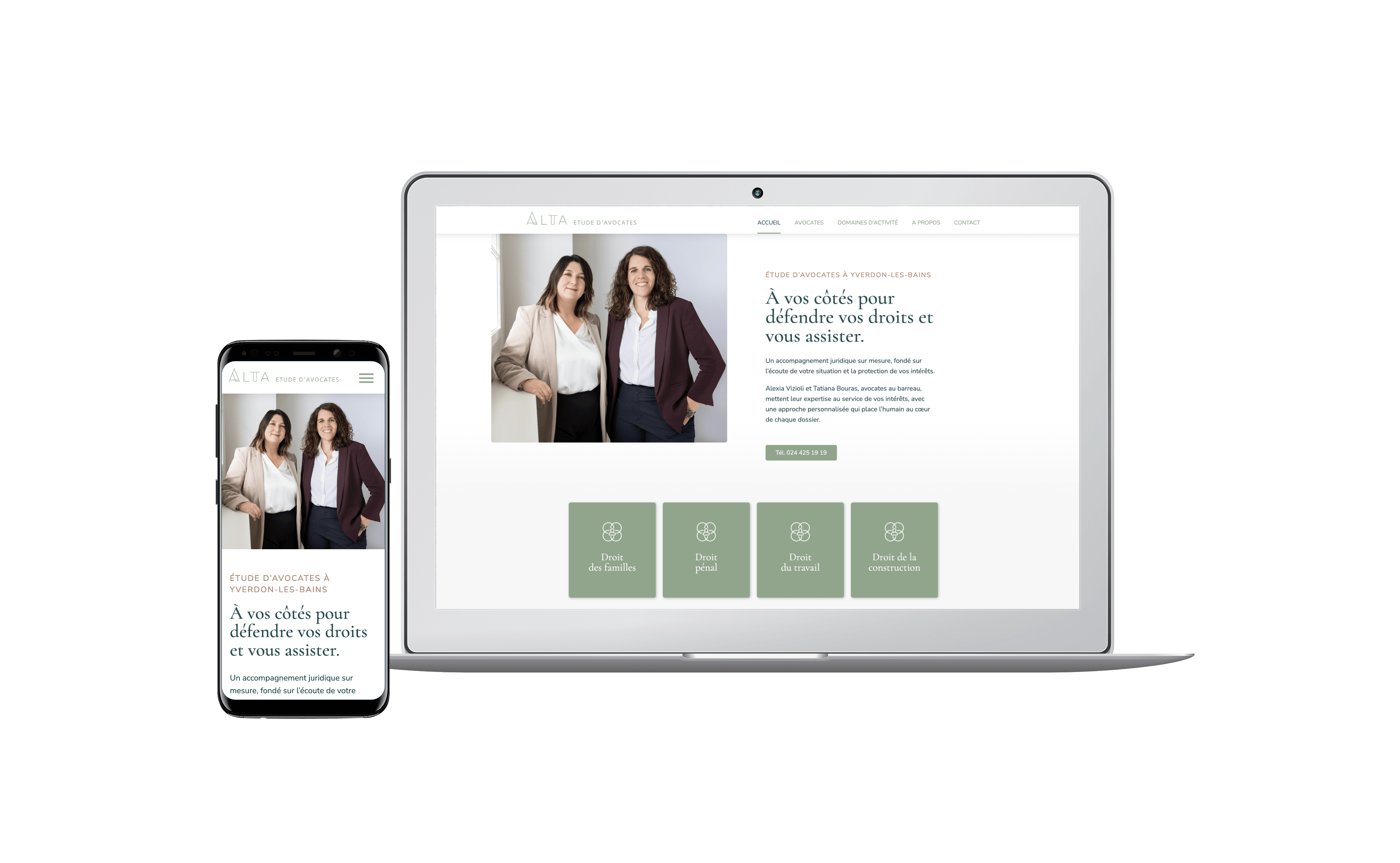 Création site internet avocat Yverdon | ALTA Avocats