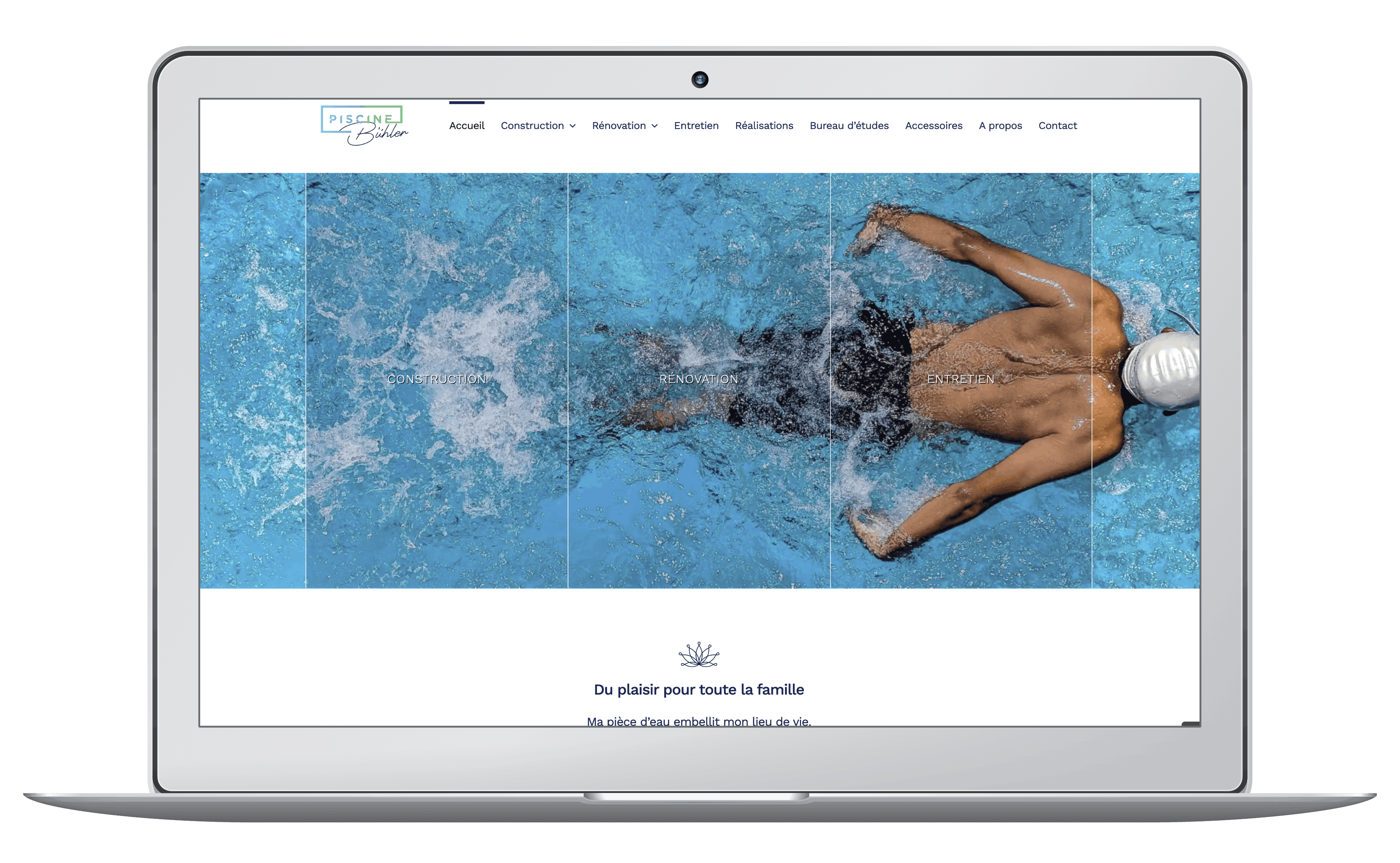 Analyse marketing piscine haut de gamme