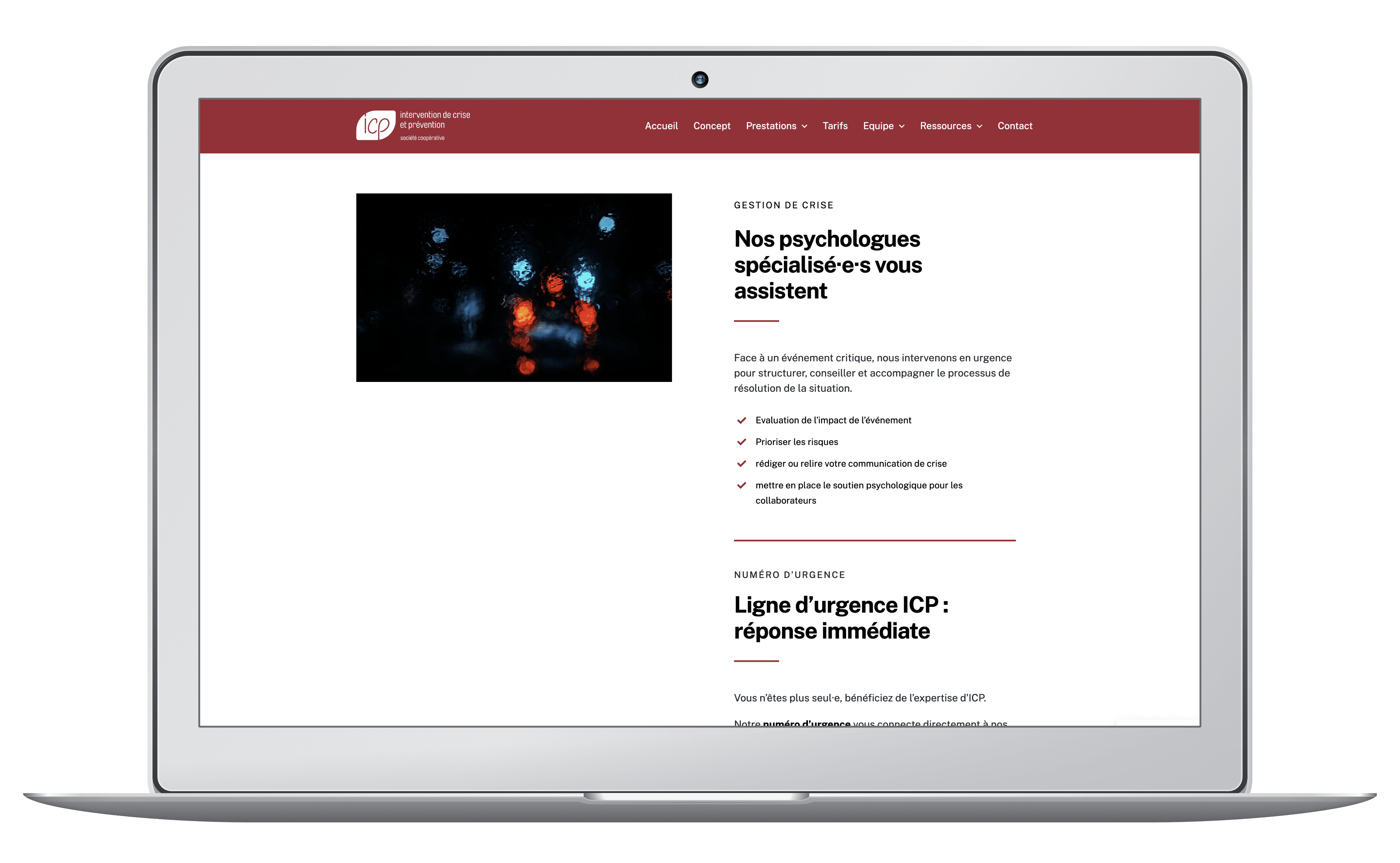 Service gestion de crise entreprises